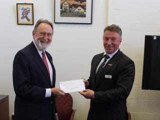 Donation to Shenton College Chaplains, August 2012